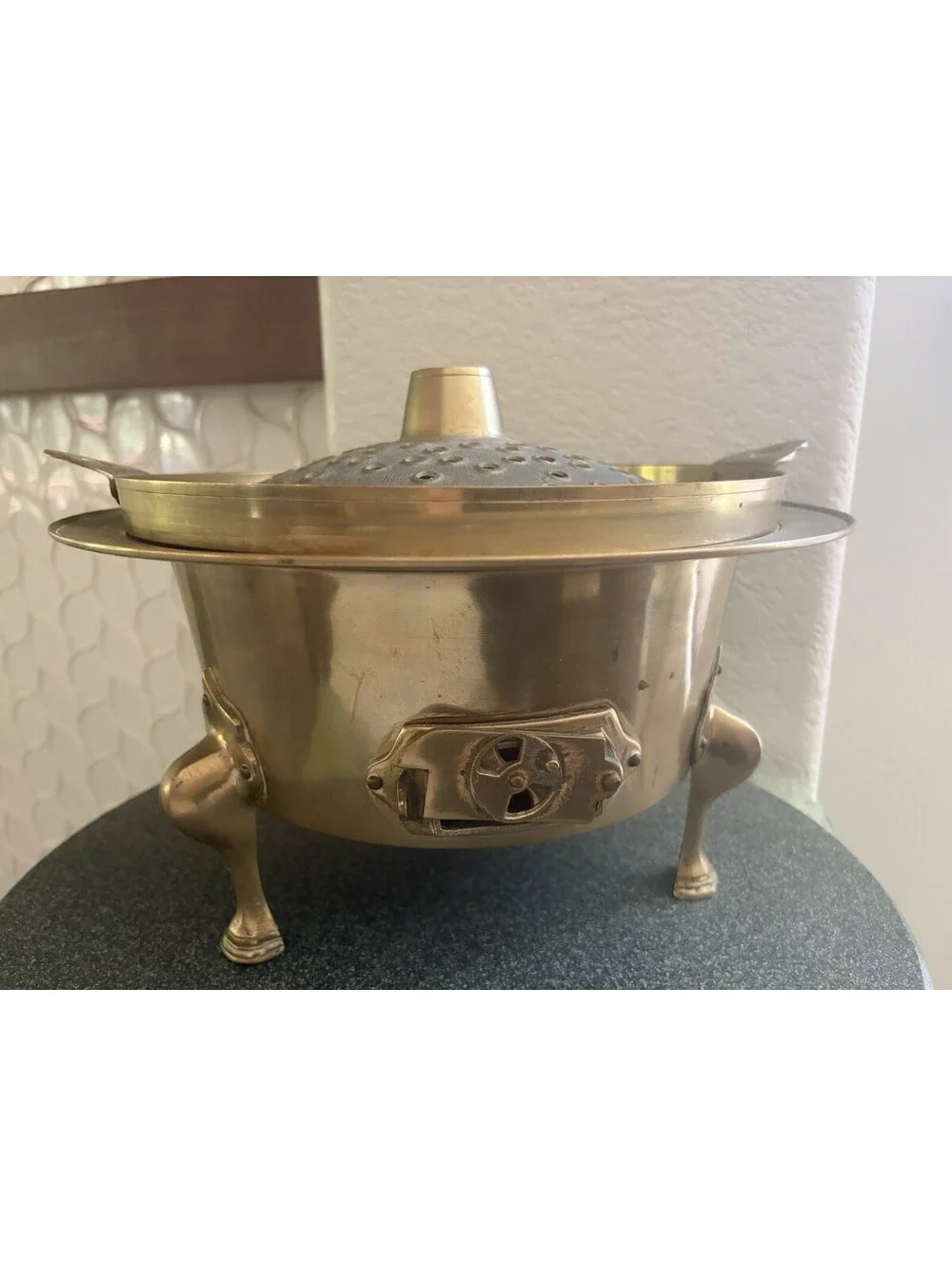 Vintage Turkish Brass Brazier